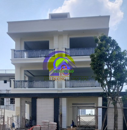 Thiết kế thi công xây nhà biệt thự 1 hầm 3 tầng 1 tum quận 9 