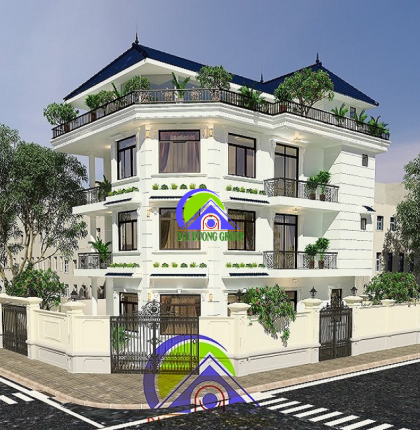 XÂY NHÀ BIỆT THỰ  4 TẦNG